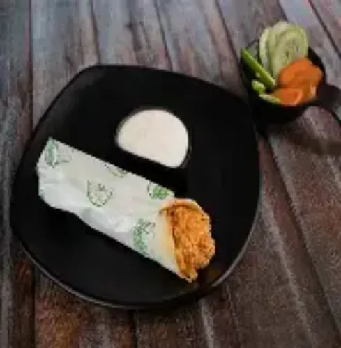 FULLMEAT CHEESE PERI PERI SHAWARMA (KUBOOS ROLL)